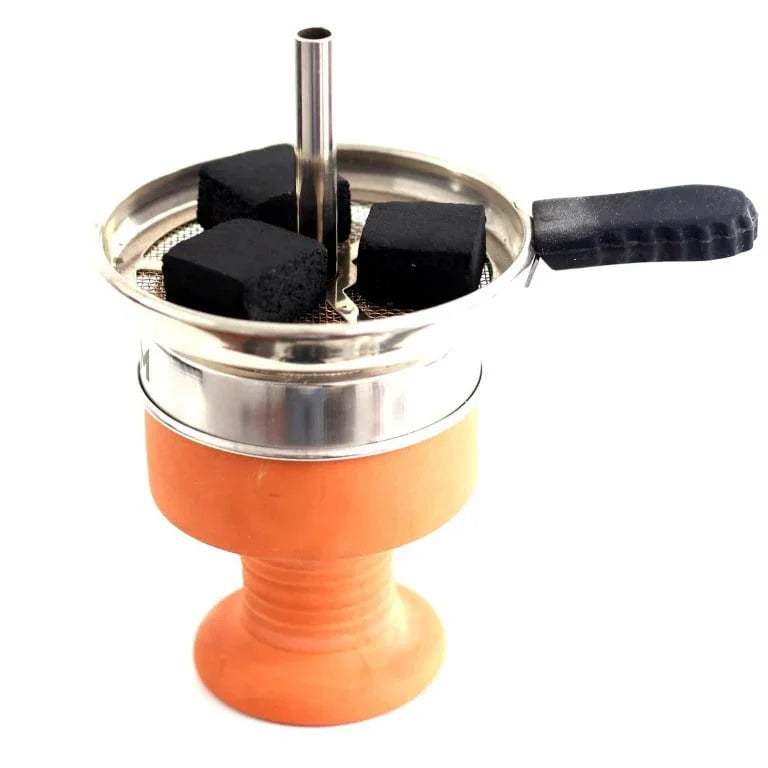 Dum 15mm kokoskolen waterpijp C15 - compact formaat met lange brandtijd