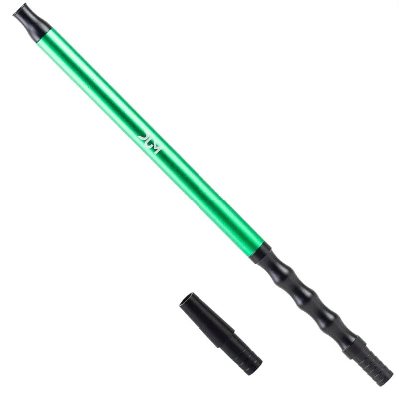 Dum aluminium shisha mondstuk 35 cm in groen voor waterpijp slang