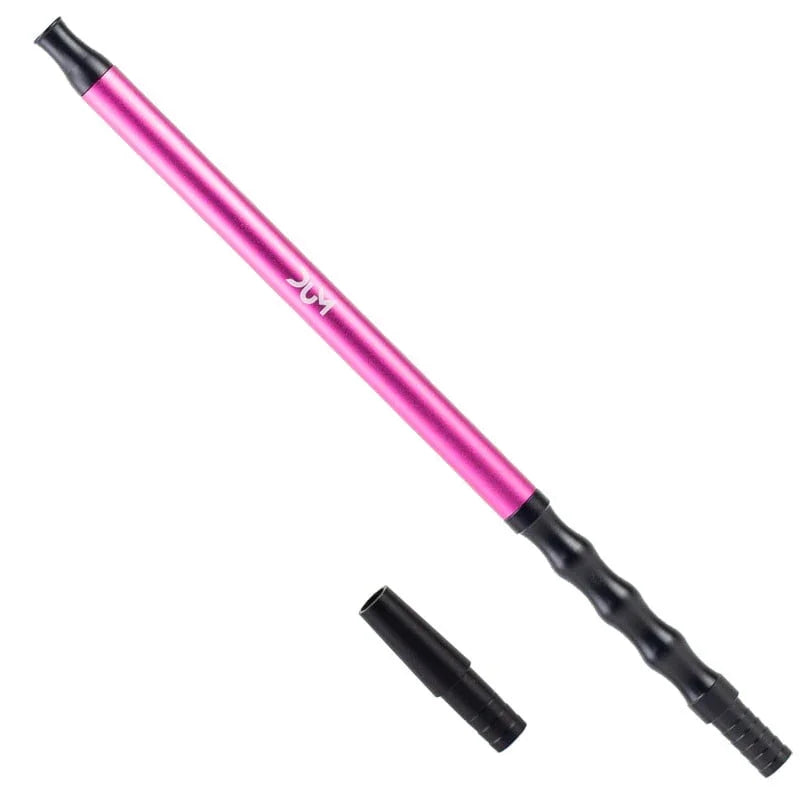 Dum aluminium shisha mondstuk 35 cm in roze voor waterpijp slang
