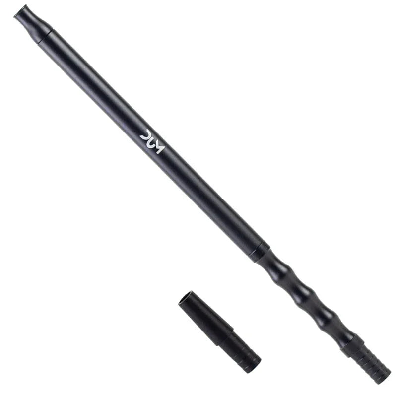 Dum aluminium shisha mondstuk 35 cm in zwart voor waterpijp slang