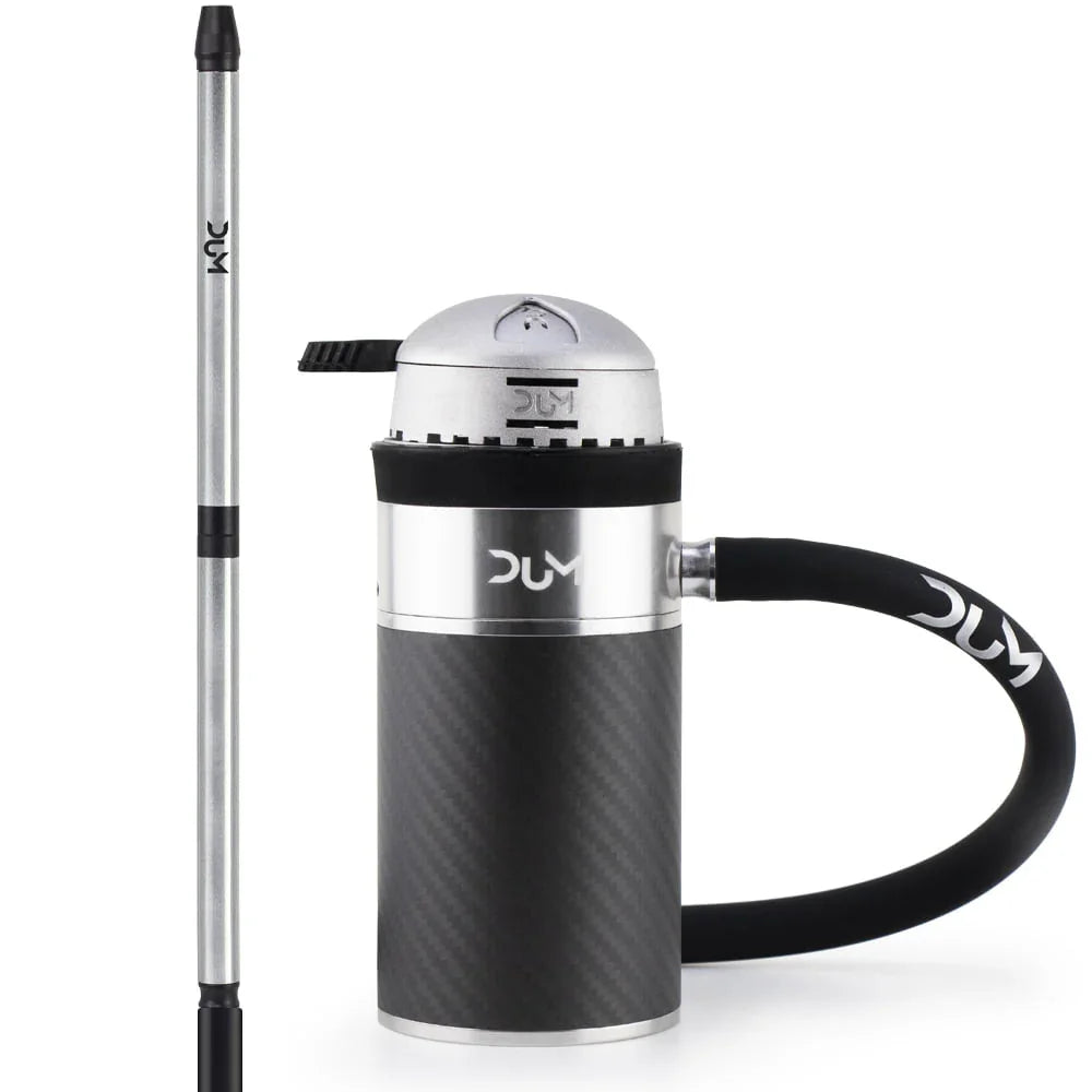 Dum Auto Pakket Waterpijp Car Pack in zwart - compacte shisha voor onderweg