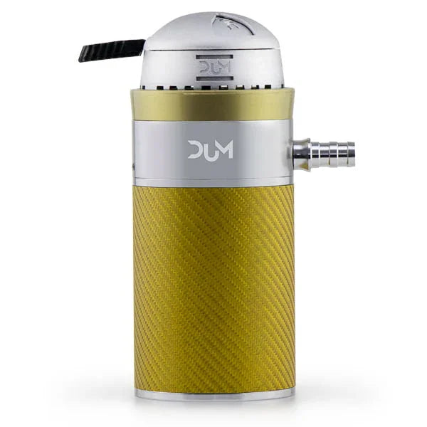 Dum Auto Pakket Waterpijp goud - complete shisha set met warmtebeheer