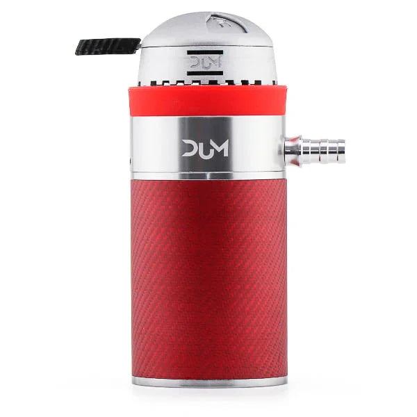 Dum Auto Pakket Waterpijp rood - compacte shisha van 13,7 cm hoogte