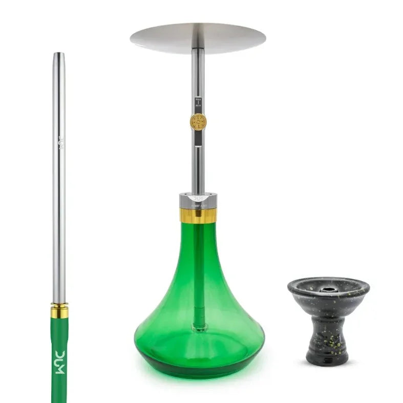 DUM BOOST L D01 shisha waterpijp groen - keramische Vortex kop