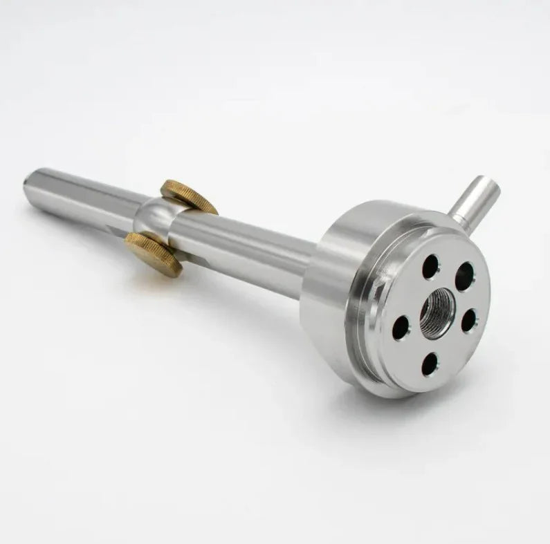 DUM BOOST M luxe RVS waterpijp met AirControl en gouden afwerking