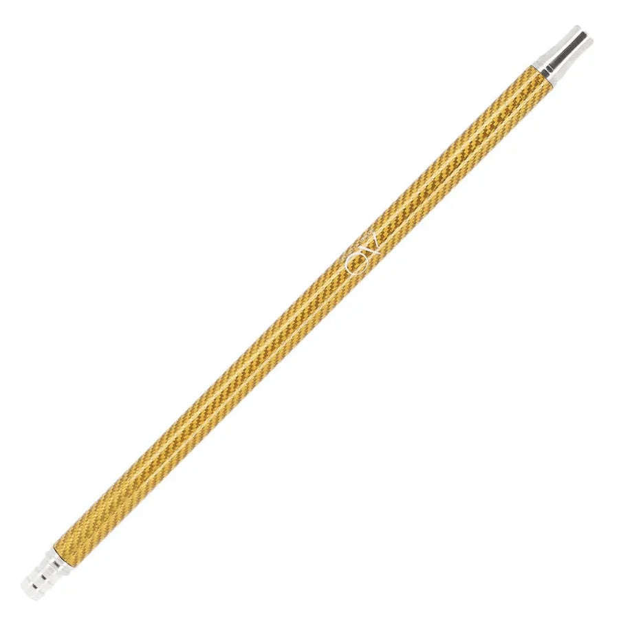 DUM Carbon Mondstuk 40cm goud - luxe goudkleurig waterpijp mondstuk van carbon
