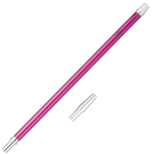 DUM Carbon Mondstuk 40cm roze - kleurrijk shisha mondstuk van 40 cm lengte