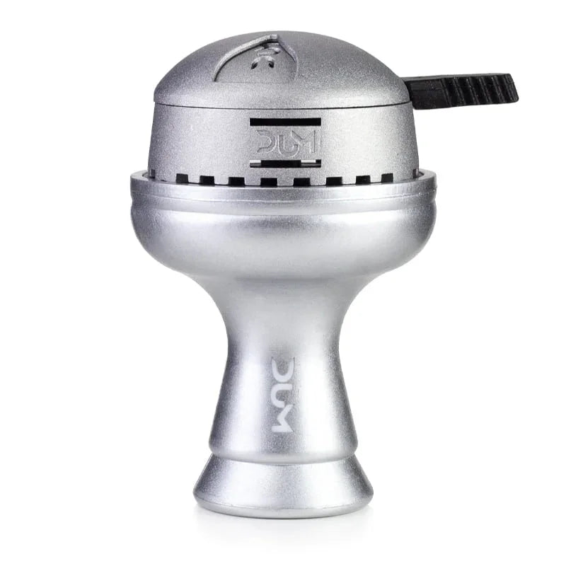 Dum Dream Case 2.0 zilver kleurvariant - shisha tabakskop zijaanzicht