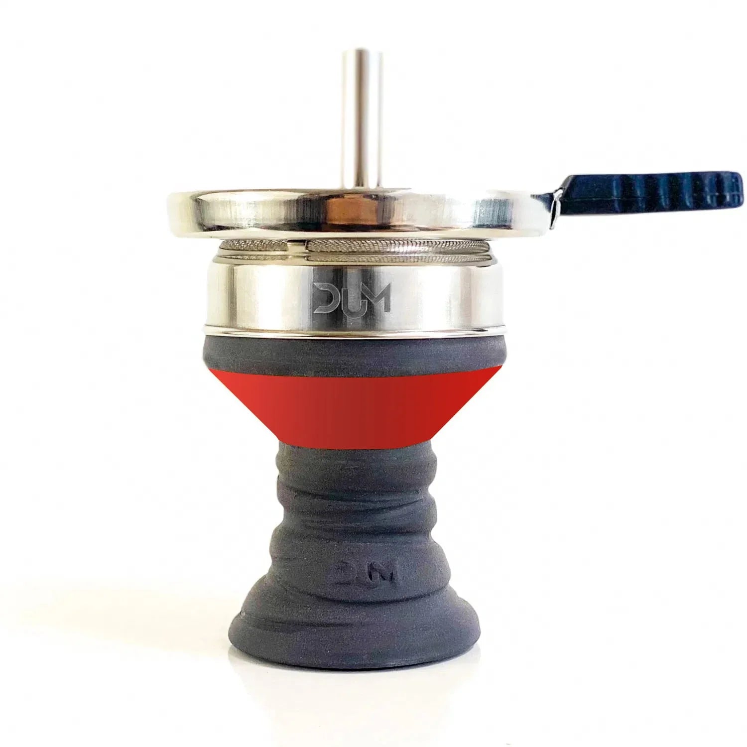 Dum Full Heater shisha tabakskop in rood - geglazuurd stenen materiaal