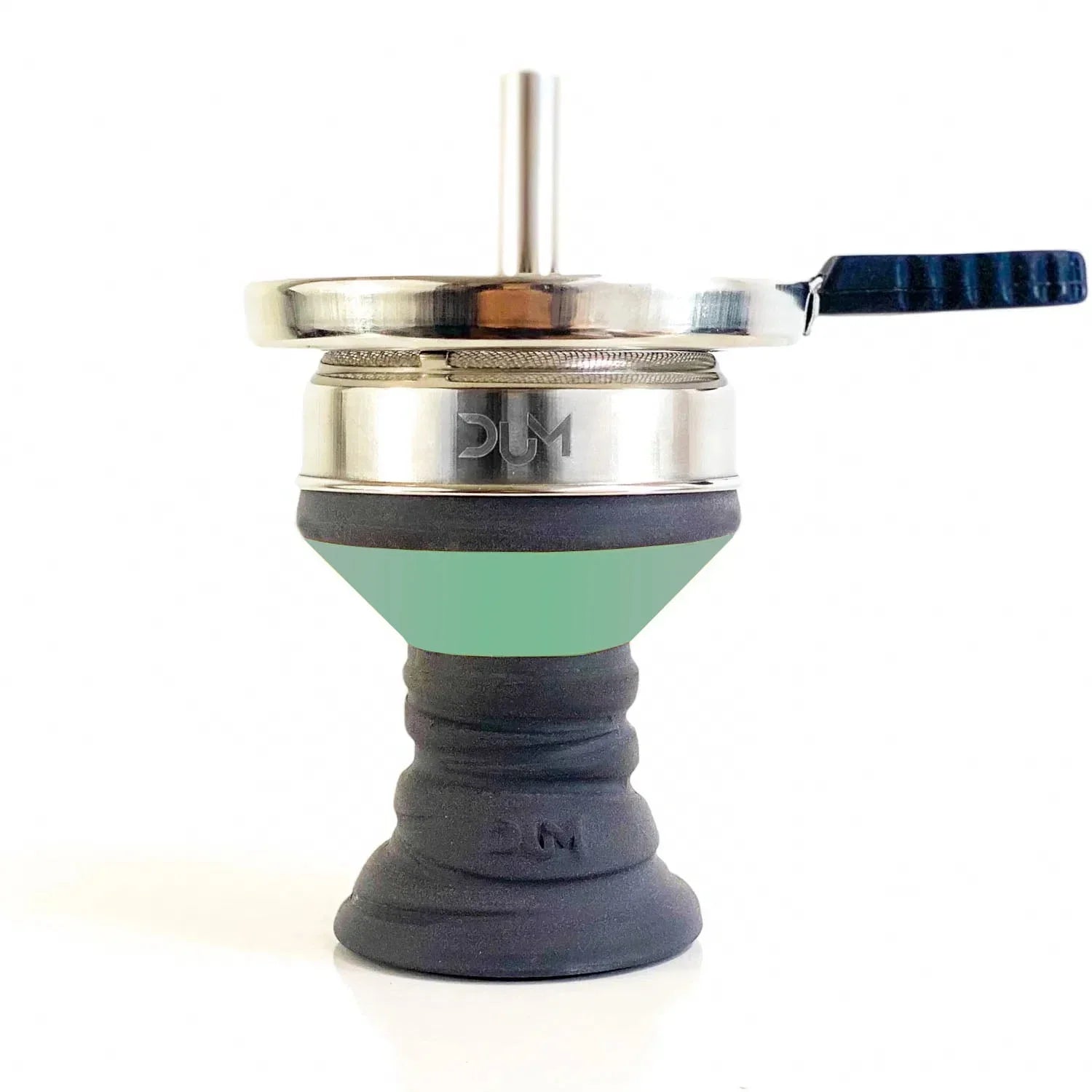 Dum Full Heater stenen shisha tabakskop in groen - compleet met zeefje