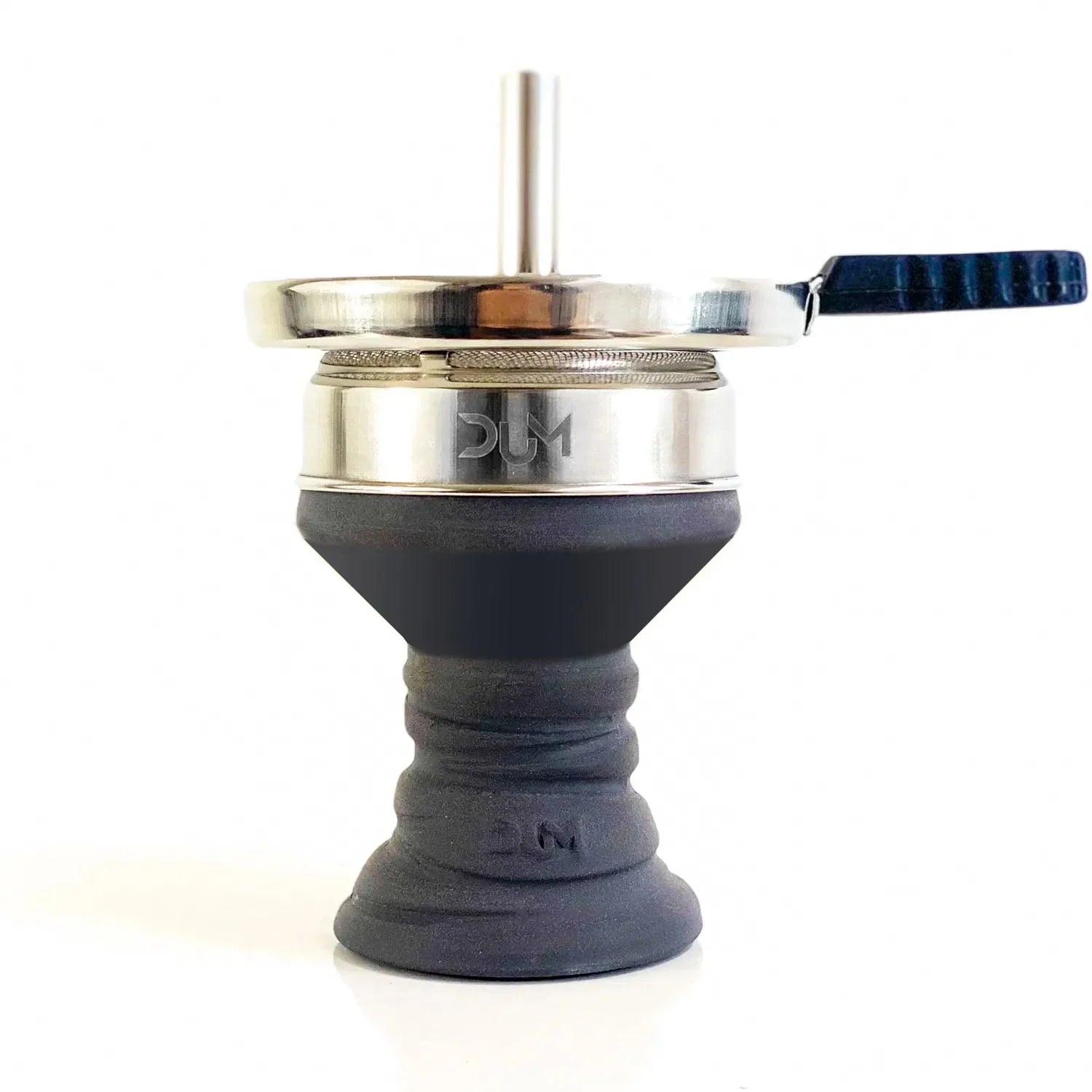 Dum Full Heater stenen shisha tabakskop in zwart - inclusief zeefje