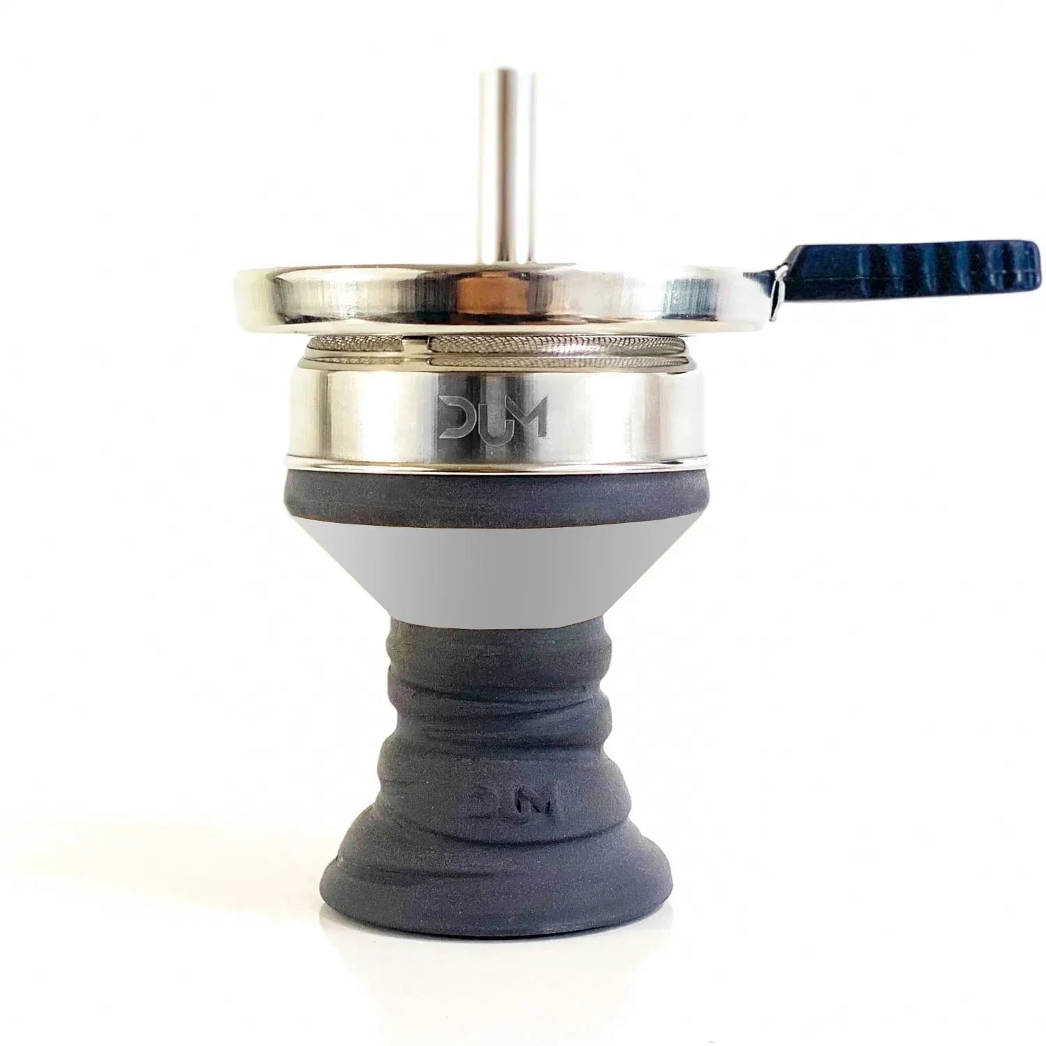 Dum Full Heater waterpijp tabakskop in grijs met metalen warmteverdeler