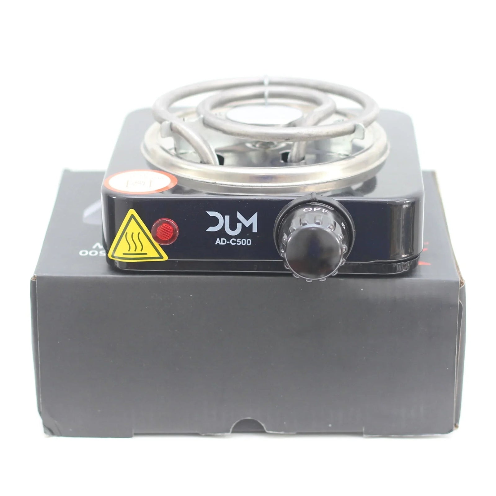 Dum Hot Plate 500 Watt shisha kolenbrander met gloeidraad - zijaanzicht