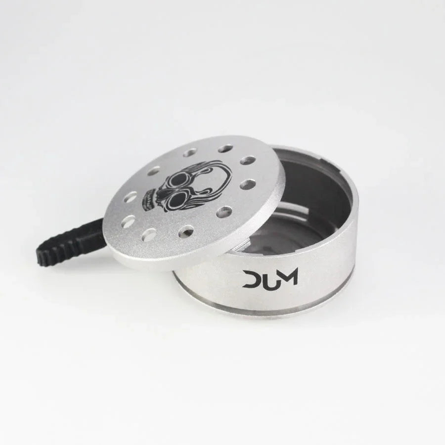 Dum Kaloud Skull Dome HMD als verwarmingssysteem voor shisha, deksel gesloten met kliksluiting