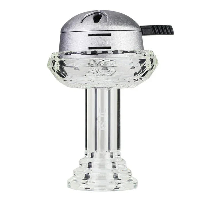 Dum Kristal Glazen Tabakskop Crystal Case - glazen shisha tabakskop vooraanzicht
