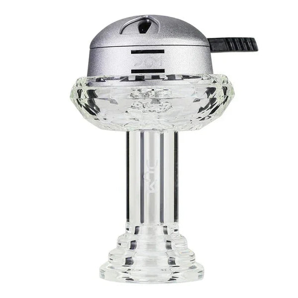 Dum Kristal Glazen Tabakskop Crystal Case - glazen shisha tabakskop vooraanzicht