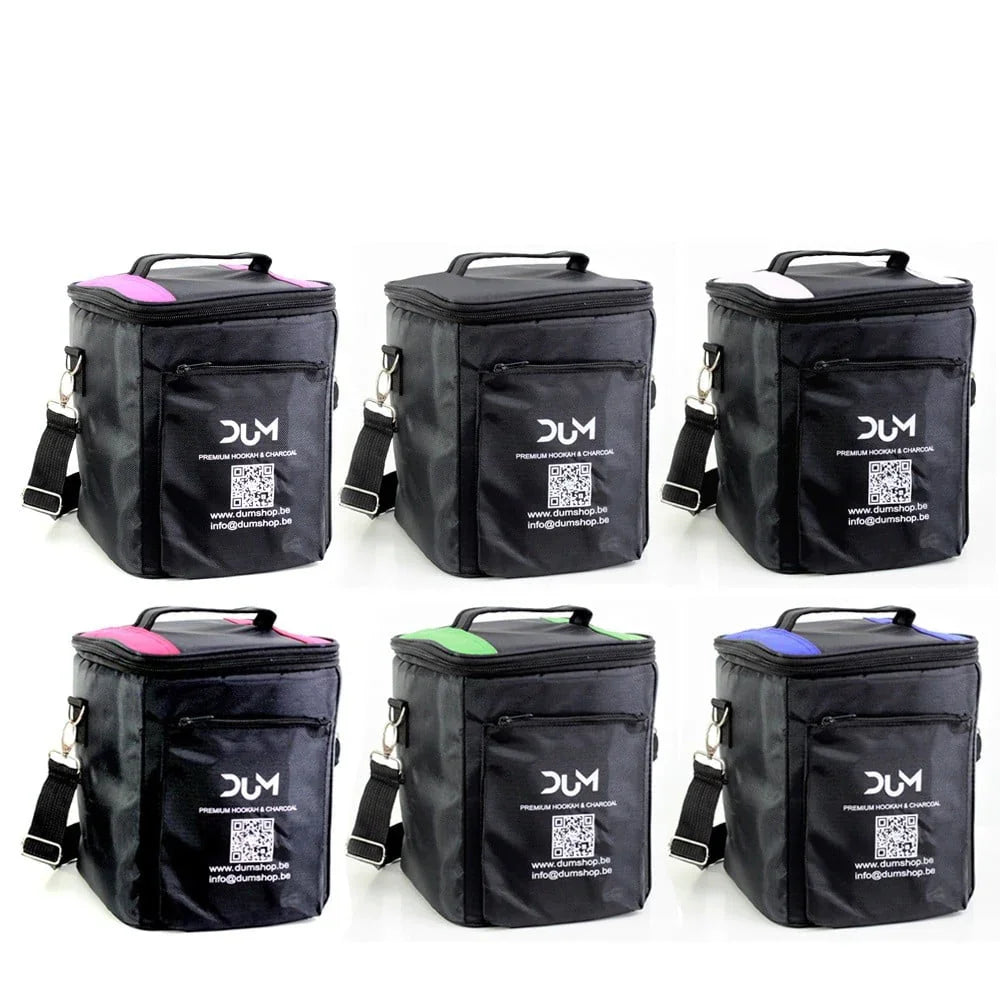 Dum Large waterpijp tas in kleurvarianten, stevige draagtas voor shisha met schouderband