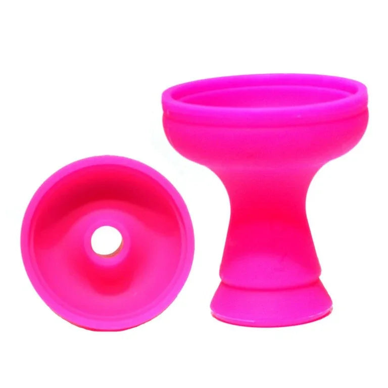 Dum Los Silicone Phunnel Tabakskop roze - waterpijp kop van siliconen roze
