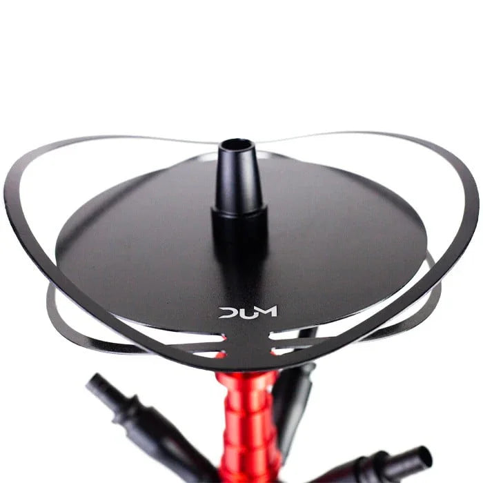 DUM Magnum 2.0 Medium shisha met vlinderbord en kolenhouder bovenaanzicht