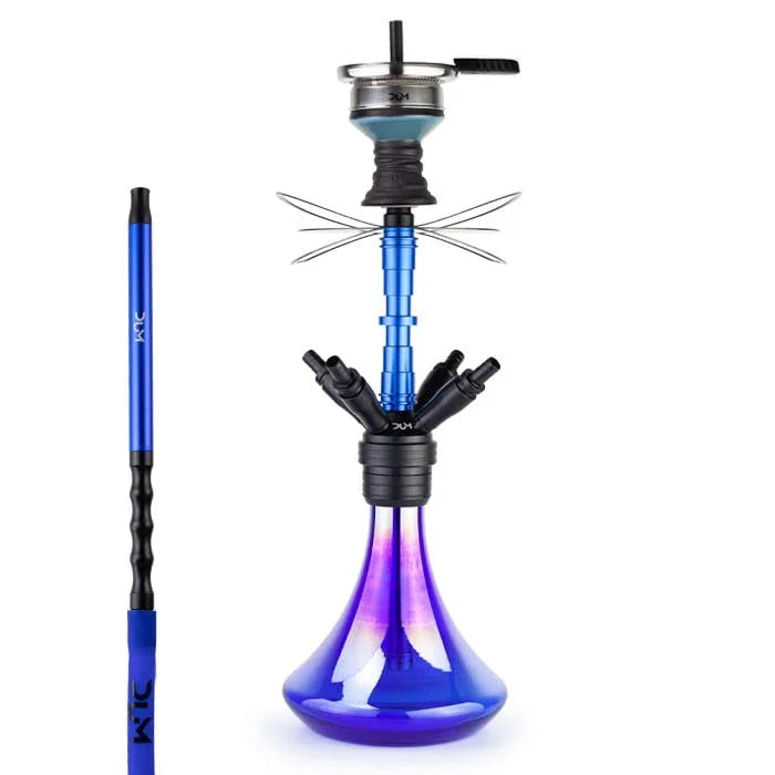 DUM Magnum 2.0 Medium waterpijp blauw - complete shisha set van 55 cm