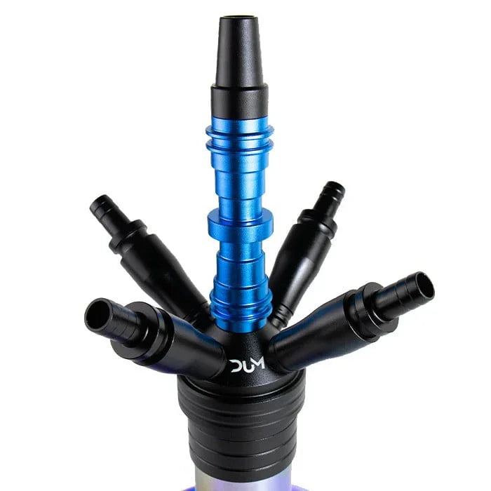 Dum Magnum 2.0 Mini slangaansluiting detail - vier koppelingen voor waterpijp slangen