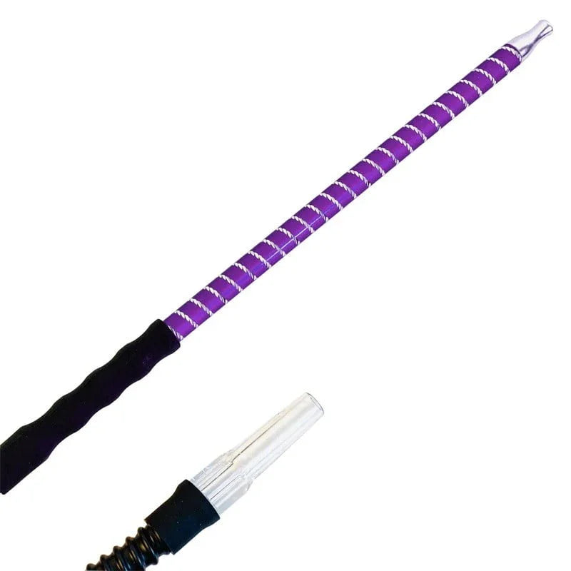 Dum Marrakech Pro waterpijp slang set in paars - siliconen slang met Marrakech handvat 40 cm