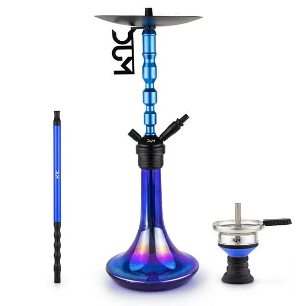 Dum Metropole waterpijp blauw - complete shisha set 72 cm