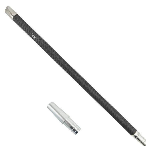 Dum Perfect Carbon shisha mondstuk 40 cm in zwart, bovenaanzicht