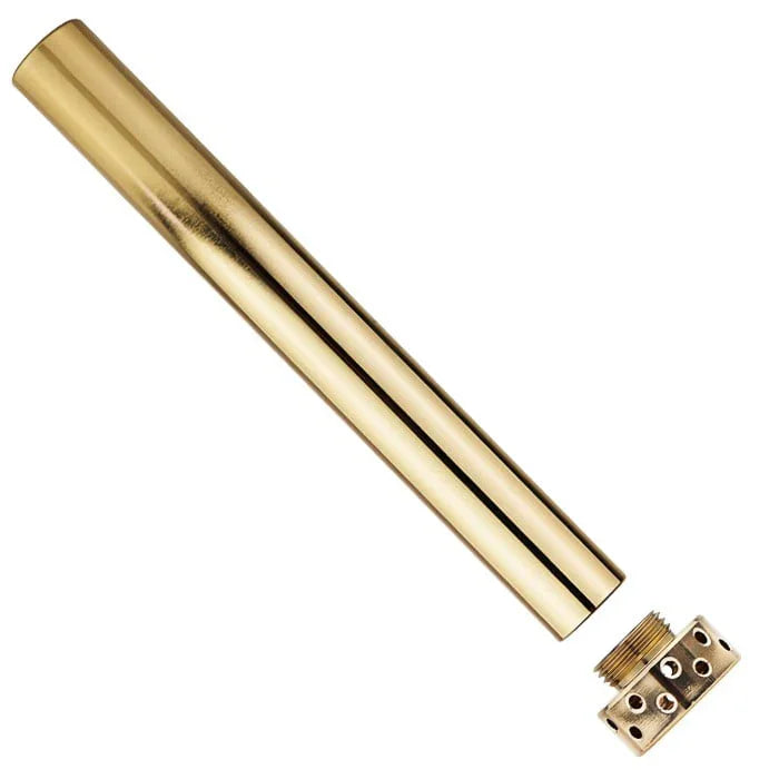 Dum Piccolo Ram Gold diffuser close-up - verstelbare plunjer voor stille rookervaring