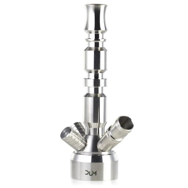 Dum Ragnarok SS23 zilver zijaanzicht - complete set met siliconenslang en aluminium handgreep