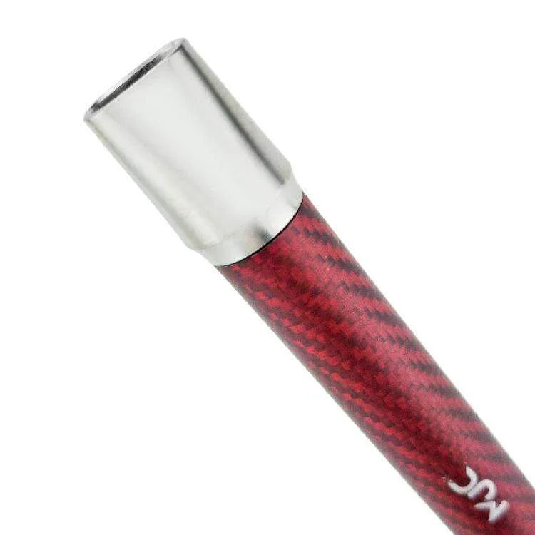 Dum shisha mondstuk 40 cm carbon materiaal close-up