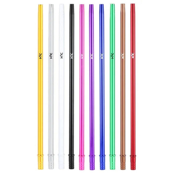 Dum shisha mondstuk Aluminium Slim 35 cm - waterpijp mondstuk standaard kleur