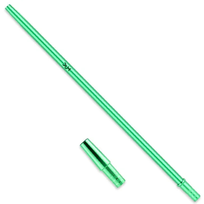 Dum shisha mondstuk Aluminium Slim groen - waterpijp mondstuk 35 cm groen