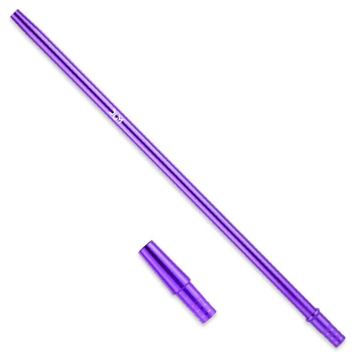 Dum shisha mondstuk Aluminium Slim paars - waterpijp mondstuk 35 cm paars