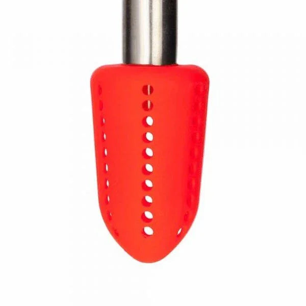 Dum Siliconen Diffuser rood - shisha accessoire dat borrelgeluid dempt