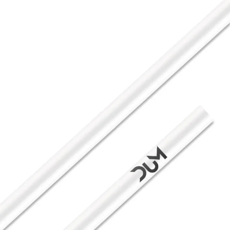 Dum siliconen shisha slang wit - losse waterpijp slang los