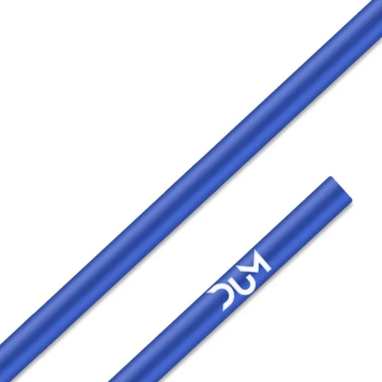Dum siliconen waterpijp slang blauw - universele shisha slang