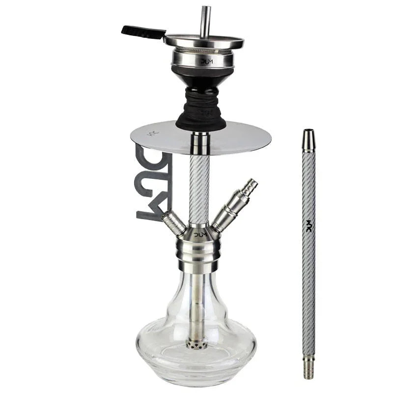 Dum SS19 Cute Carbon shisha transparant - kristallen vaas en carbon rookkolom