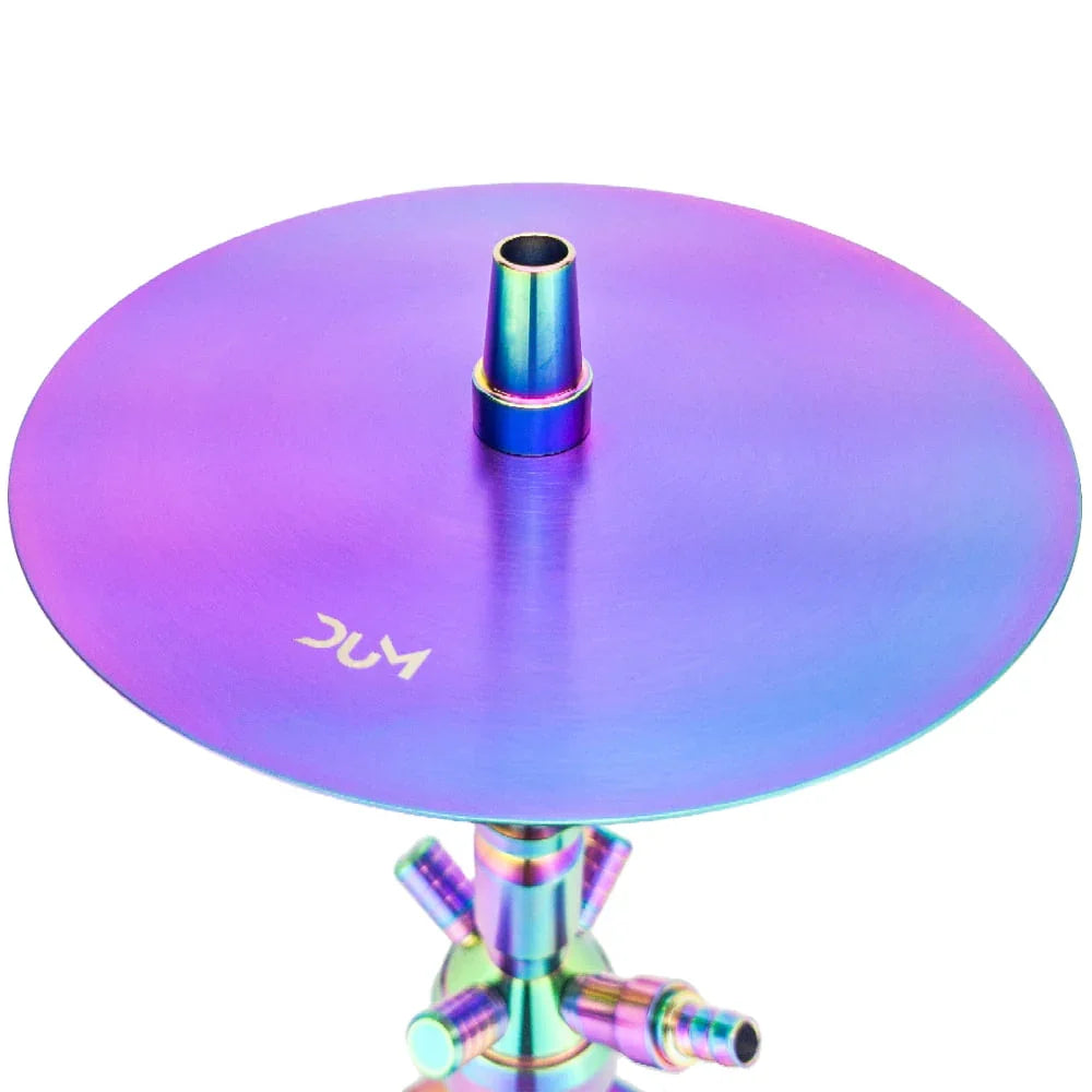 Dum SS23 Ragnarok Rainbow waterpijp met asbak detail - shisha accessoire