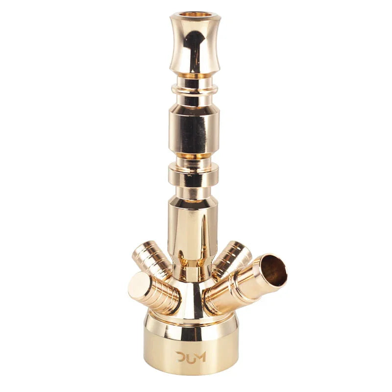 DUM SS23 Ragnarok Rose Gold complete shisha set met tabakskop, kooltang en Hot Screen chimney