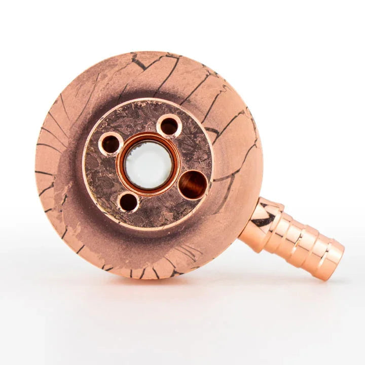 Dum SS68 Kazan Small Rainbow Gold compacte shisha, kleurrijke vaas en premium afwerking