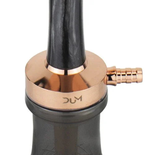 Dum SS78 Samara Black Gold shisha set inclusief siliconenslang tabakskop en kolentang
