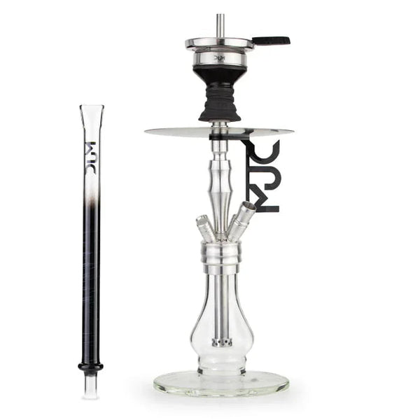 Dum The Gun 4S Transparant waterpijp shisha 54 cm roestvrij staal totaaloverzicht