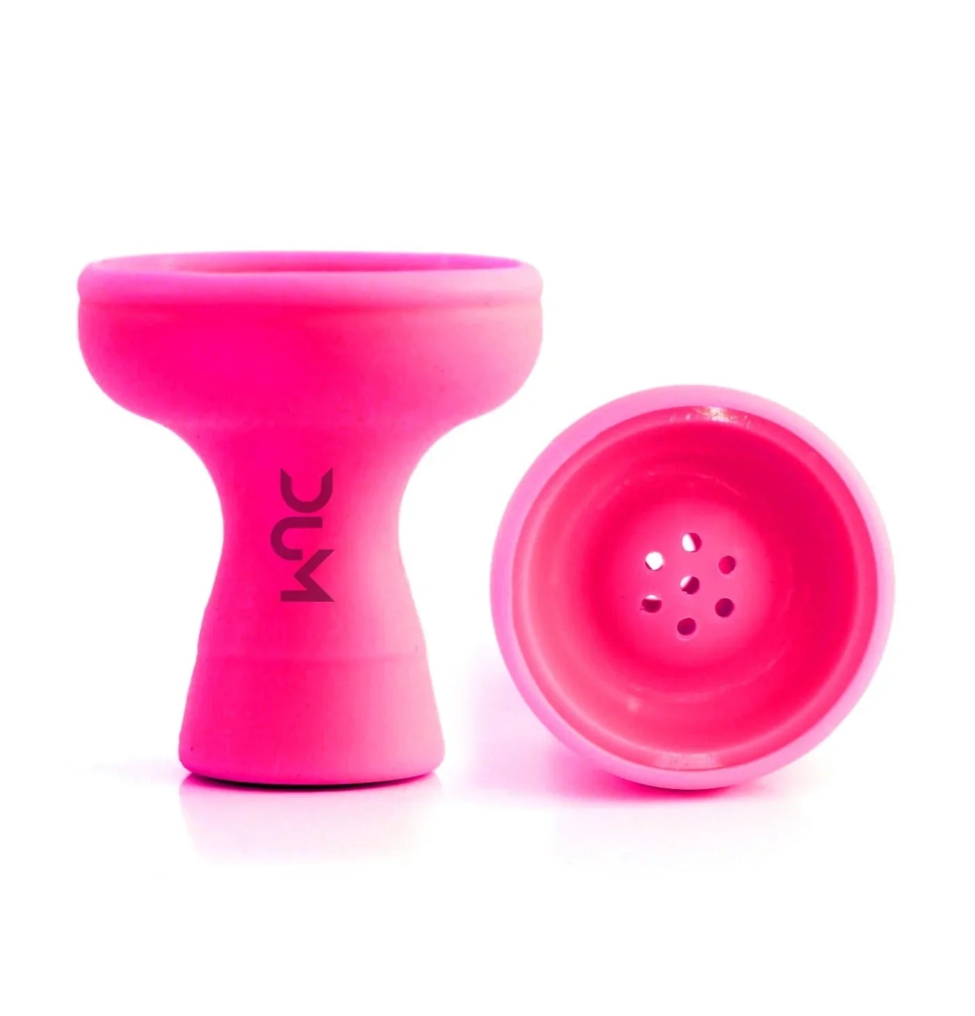 Dum Vortex siliconen waterpijp tabakskop roze, melasse blijft buiten de kolom