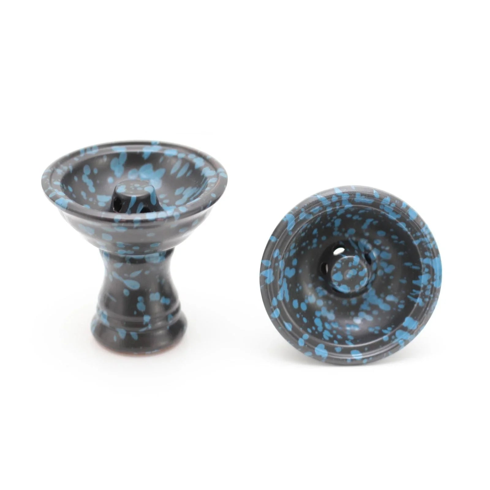 Dum Vortex waterpijp tabakskop in de kleur blauw - keramische coating