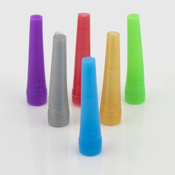 Dum waterpijp hygiëne mondstukken maat L in diverse kleuren, grote zak shisha mondstukjes