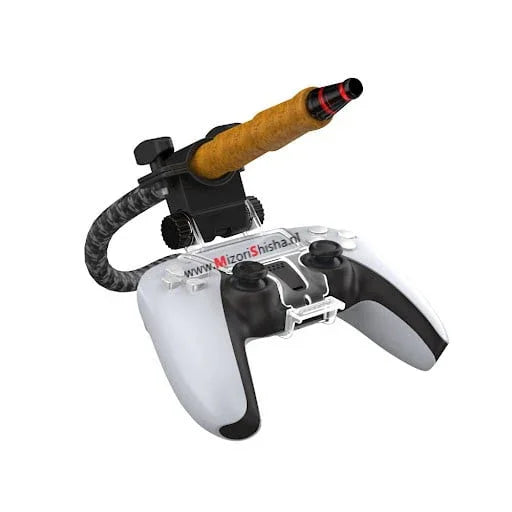 Dum waterpijp slanghouder PS5 Game Smoke - shisha accessoire voor op de controller