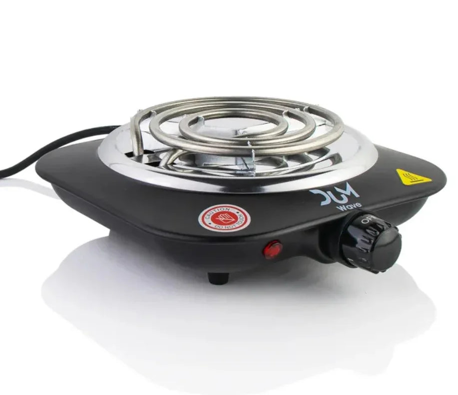 DUM Wave 1000W waterpijp kolenbrander compact - bovenaanzicht verhittingselement