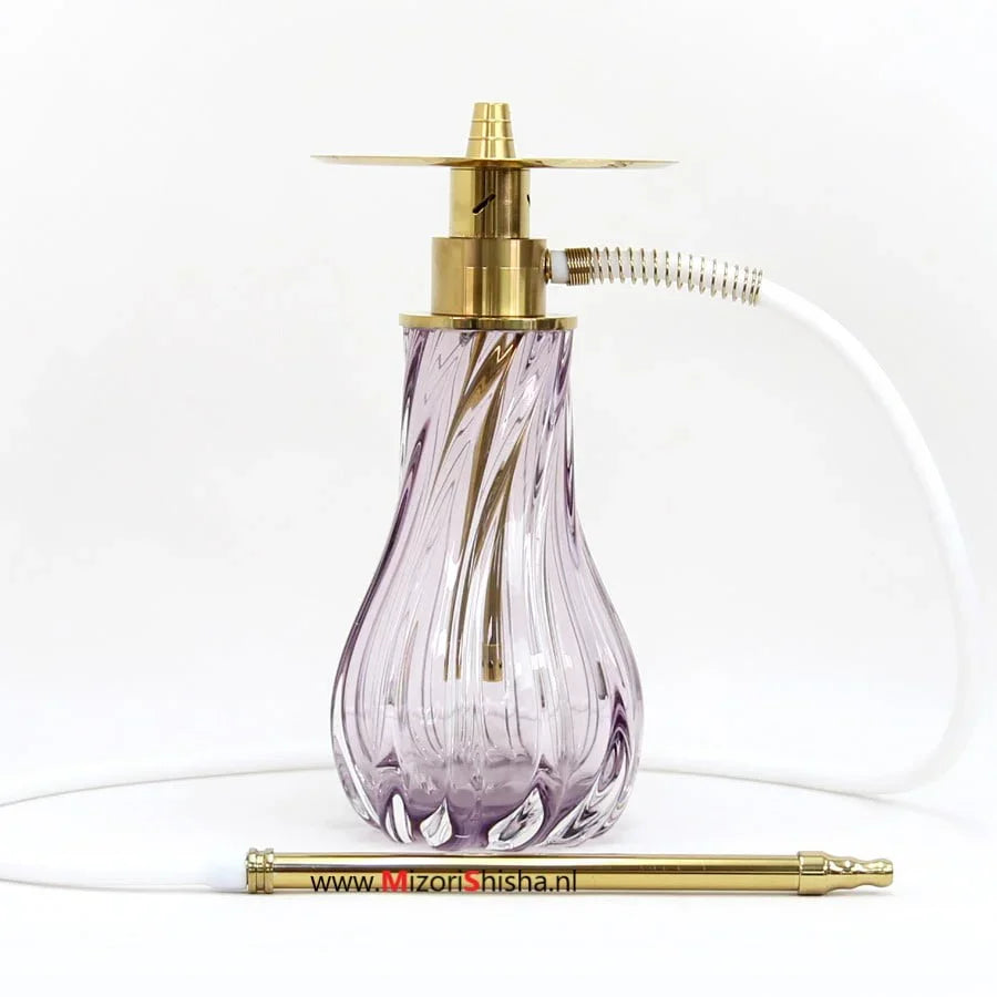 El Nefes Meets Oduman Dream M1 roze kristallen shisha detailfoto vaas