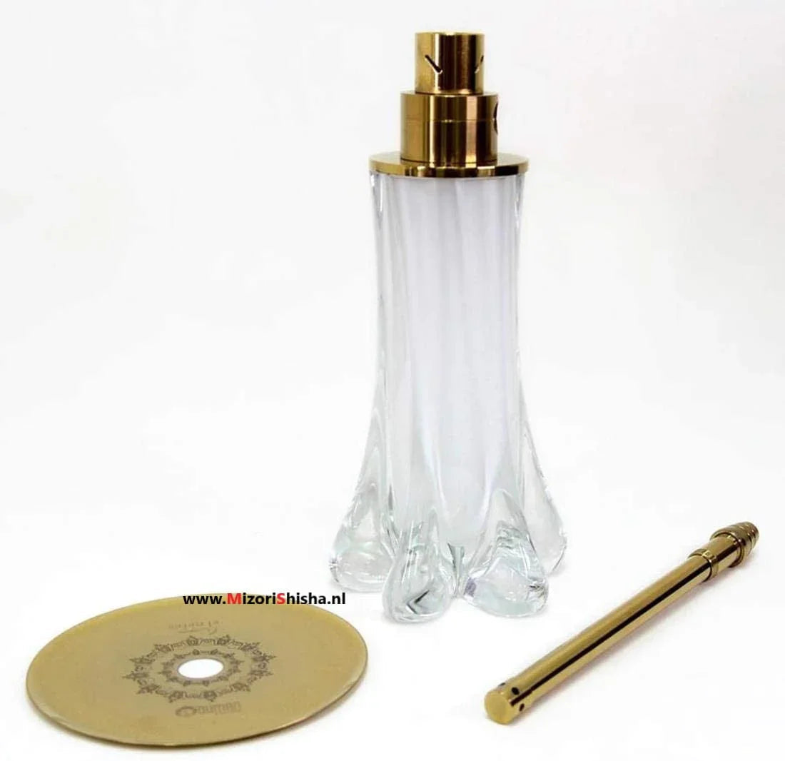 El Nefes Oduman Dream M2 goud wit waterpijp - complete shisha set opstelling
